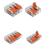 45un Conector Wago 221 Emenda 3 E 5 Vias 4 E 6mm² 32a/450v