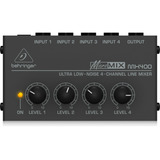 Behringer Micromix Mx400 Mezclador Mixer De Línea 4 Canales