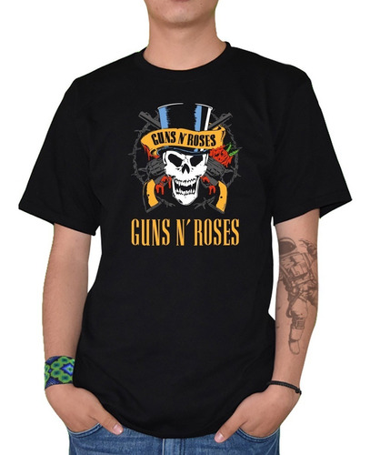 Playera Hombre Guns And Roses Mod-7