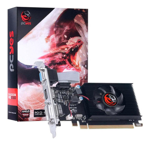 Amd Radeon R5 230 2gb Gddr3 64bits - Low Profile - Pcyes