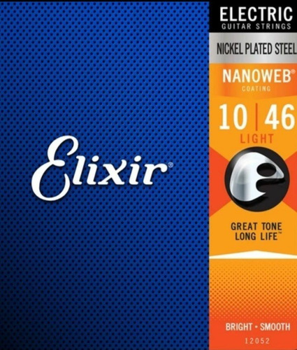 Cuerdas Guitarra Electrica Elixir Nanoweb 10-46 Promo