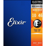 Cuerdas Guitarra Electrica Elixir Nanoweb 10-46 Promo