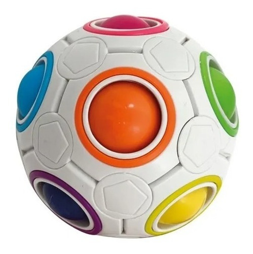 Pelota Magica Juego Ingenio Rapidez Rubik Ball 7cm Diametro