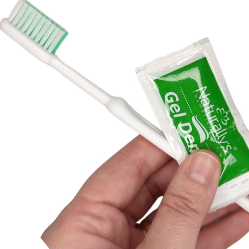 Escova Dente Descartável Atacado - Caixa Com 125 Kit´s