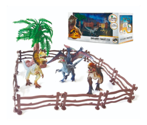 Jurassic World Set 4 Dinosaurios Combate Letal 8804 Juguete