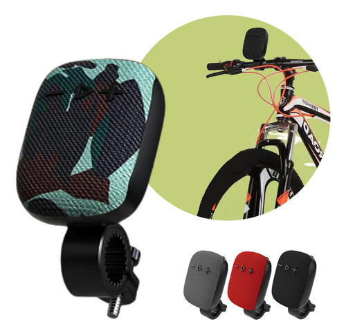 Parlante Bluetooth Portatil Usb Recargable Soporte Bicicleta