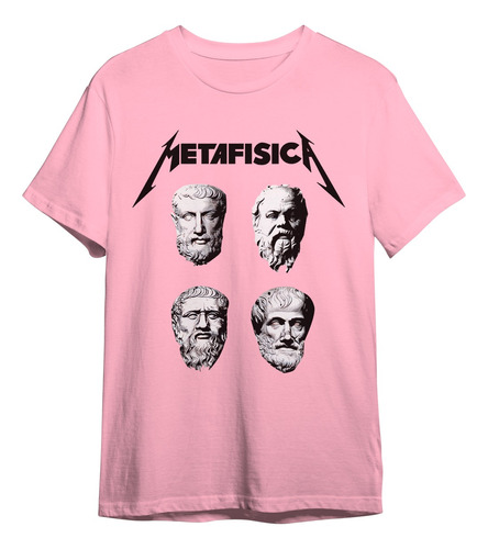 Camiseta Basica Metafisica Filosofia Grandes Pensadores