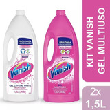 Kit Tira Manchas Gel Multiuso + Crystal White 1,5l Vanish