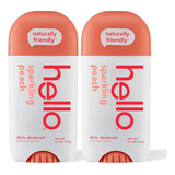 Hello Peach - Desodorante Sin Aluminio Para Mujeres Y Hombre