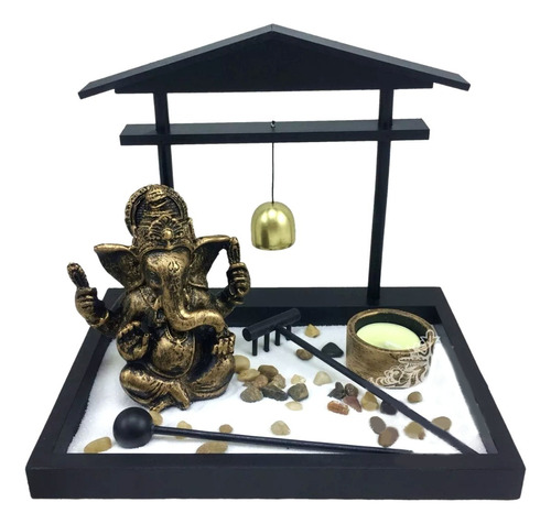 Jardin Zen Buda Ganesh Relajacion Feng Shui Templo Zn Full