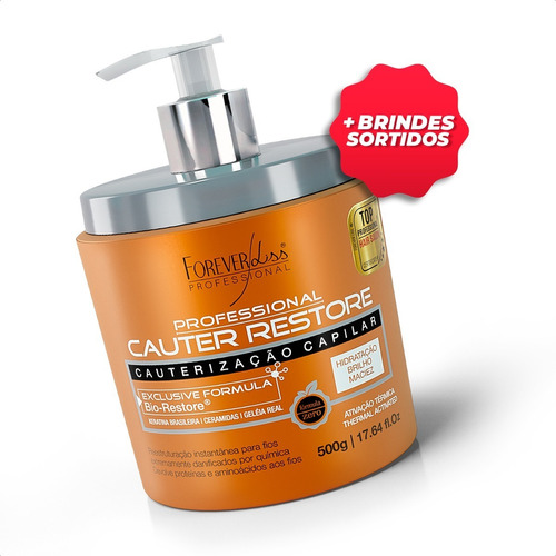 Forever Liss Cauter Restore Cauterização Sem Formol 500g