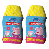 2x Gel Dental Infantil Peppa Pig Sem Fluor 100g -dentalclean