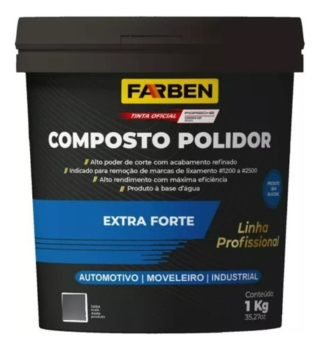 Compuesto Pulidor Extra Fuerte X 1 Kg Farben 