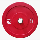 Par De Bumper Para Barra Olímpica 25kg (55 Lb)