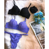 Conjunto De Lingerie Rendado. (revenda La Bely)