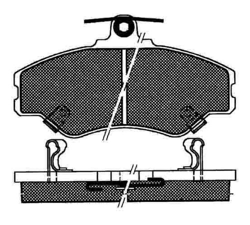 Pastillas Freno Para Hyundai H100 2.5 D 95/96 Delantera Hi-q Foto 2