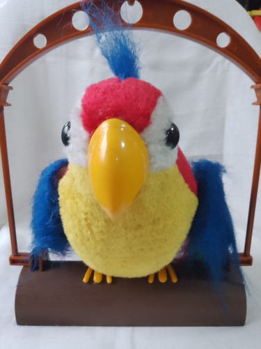 Vintage Loro Peluche Parlanchín, Repite Tus Palabras (usado)