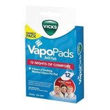  Vapopads Vicks 12 Almohadillas De Mentol Para Vaporizadores