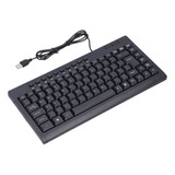 Pequeño Teclado Con Cable, Mini Portátil De Escritorio Usb D