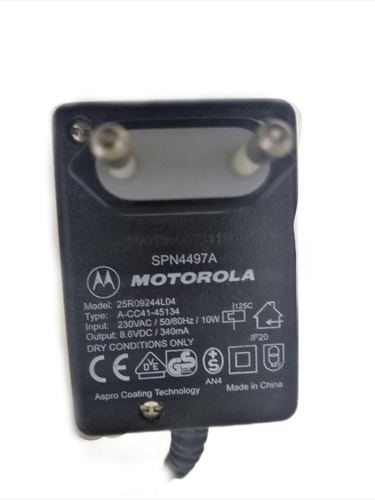 Cargador Original Motorola Spn4497a Ref 1412