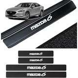 Sticker Protección De Estribos Mazda 6 Fibra De Carbono