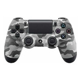 Controle Joystick Sem Fio Genérica Camuflado Wireless Preto