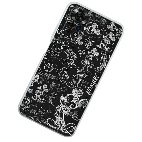 Funda Para Xiaomi Mickey Mouse Personalizada Tu Nombre