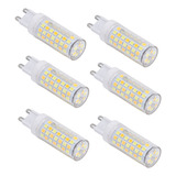 Paquete De 6 Bombillas Led G9, Regulables, 9 W, 700 Lm, Suav