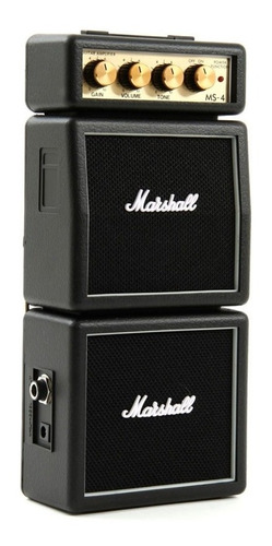 Mini Amplificador Marshall Ms4 Micro Stack 1w Preto