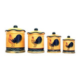Canister Set Sol Toscana Gallo - Ack 85701