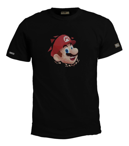 Camiseta Mario Bros Art Cubismo Videojuego Bto