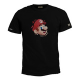 Camiseta Mario Bros Art Cubismo Videojuego Bto