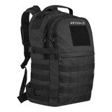 Mochila Táctica Militar Para Campismo Motociclismo Urbana Y Senderismo 40l, Resistente Hecha En Méxcio Sistema Molly Artical 5 Negro