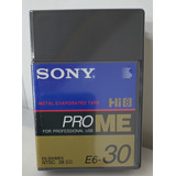 Cassette Digital8 Hi8 Sony Pro Me E6-30, 1 Pz