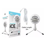 Micrófono Blue Snowball Ice Condensador Cardioide Blanco