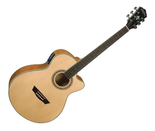 Guitarra Electro Acústica Washburn Ea-12 Con Afinado Cuota