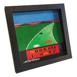 Quadro 3d Enduro Activision - Atari - Impresso 3d -22cm 