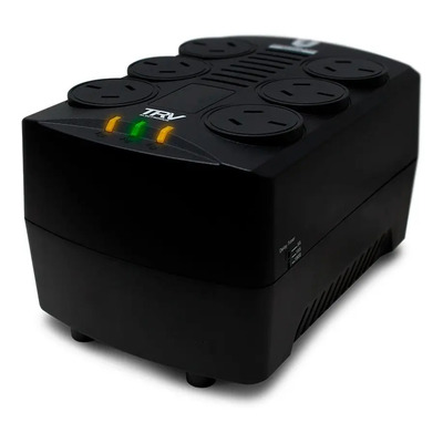 Estabilizador De Tensión 6 Enchufes Trv 500w Rj45 Protección Color Negro | Envío gratis