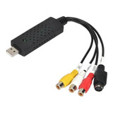 Adaptador De Captura De Sonido Y Video Usb Tarjeta De Tv Vhs