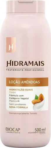 Loção Hidratante Oleo De Amêndoas 500ml Hidramais Tipo De Embalagem Pote Fragrância Amendoas