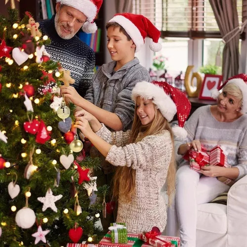 Paquete De 120 Esferas Navideñas Decoración Navidad Árbol