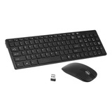 Kit Teclado Y Mouse Inalambrico Ultra Slim Pc Notebook