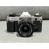Câmera Analógica Canon Ae1- Program + Lente 28mm F2.8
