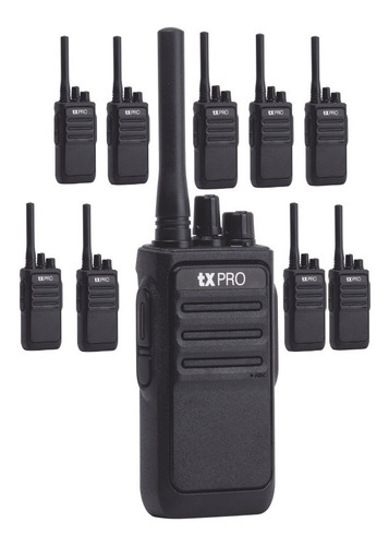 10x Radio Portátil Uhf Tx-320 Tx320 16ch 2 Watts