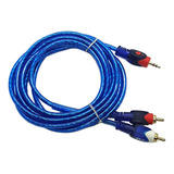 Cable Mini Plug Libre Oxigeno 3,5mm 2 Rca 3mts Libre Oxigeno