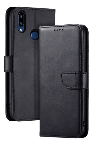 Carcasa Para Samsung Flipcover Premium Elegante Negro