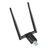 Adaptador Wifi6 Dual Band 1800mbps Wpa3 Usb3 5dbi 1024-qam