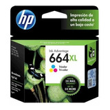 Cartucho Original Hp 664xl Color