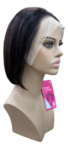 Peluca Oncológica Bob Lacefront 100% Cabello Humano