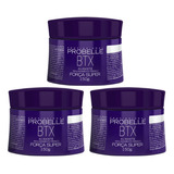Botox Capilar Probelle Super Força 150g - Kit C/ 3un